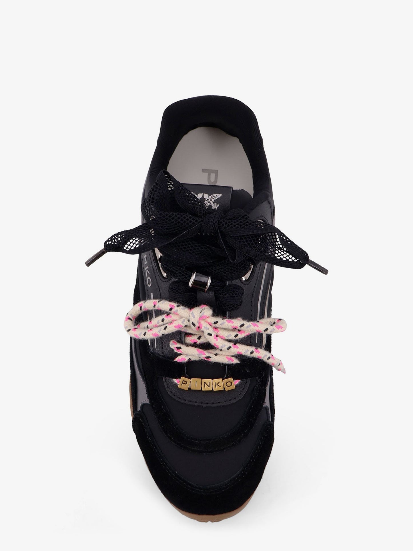 Pinko Yulia Suede Sneakers With Nylon Inserts