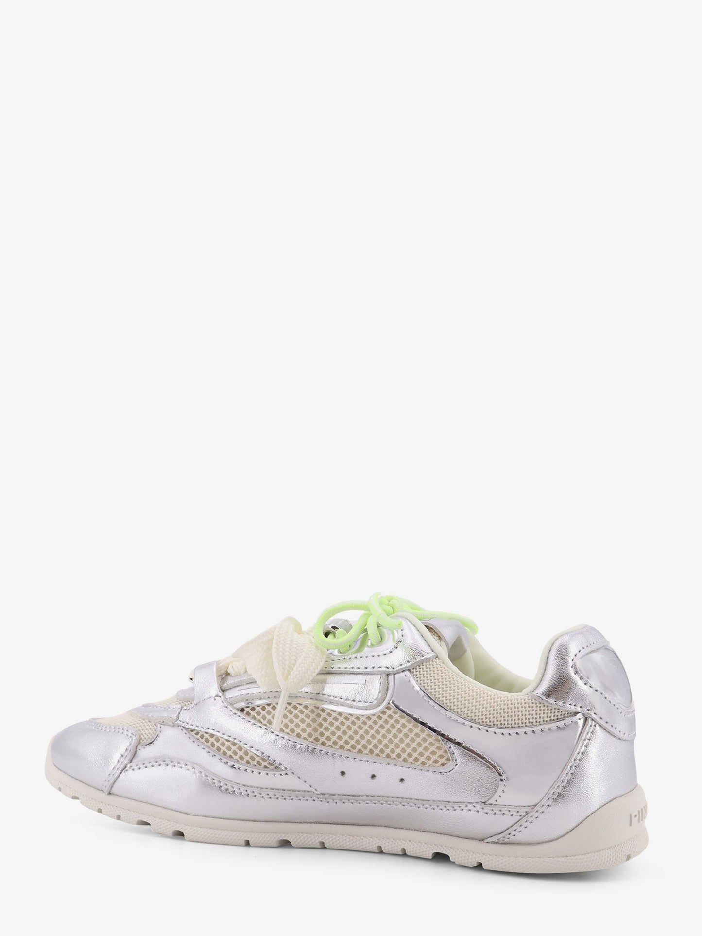 Pinko Yulia Mesh Sneakers With Leather Inserts