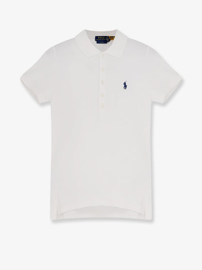 Polo Ralph Lauren Cotton Blend Polo With Embroidered Logo