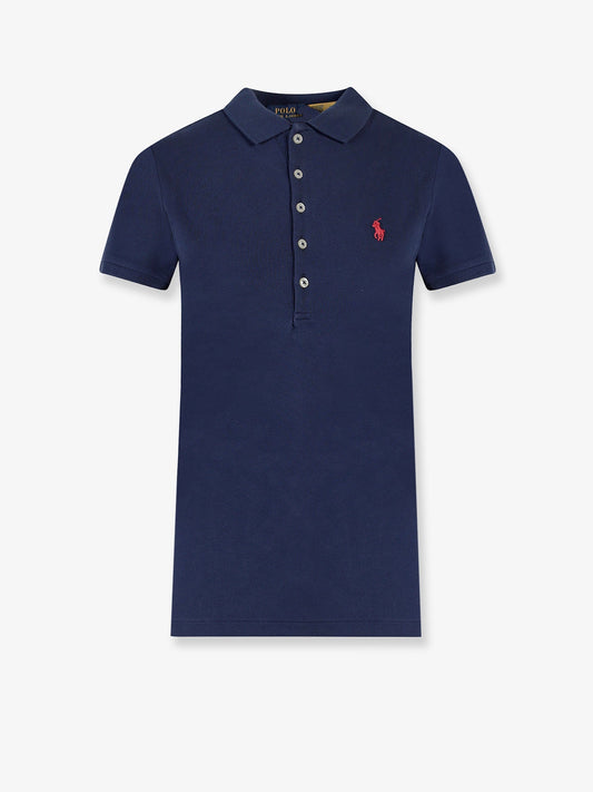 Polo Ralph Lauren Cotton Blend Polo With Embroidered Logo