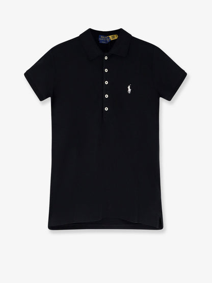 Polo Ralph Lauren Cotton Blend Polo With Embroidered Logo