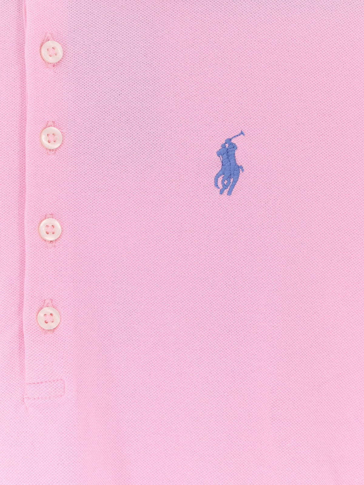 Polo Ralph Lauren Cotton blend polo with embroidered logo - Carmelpink