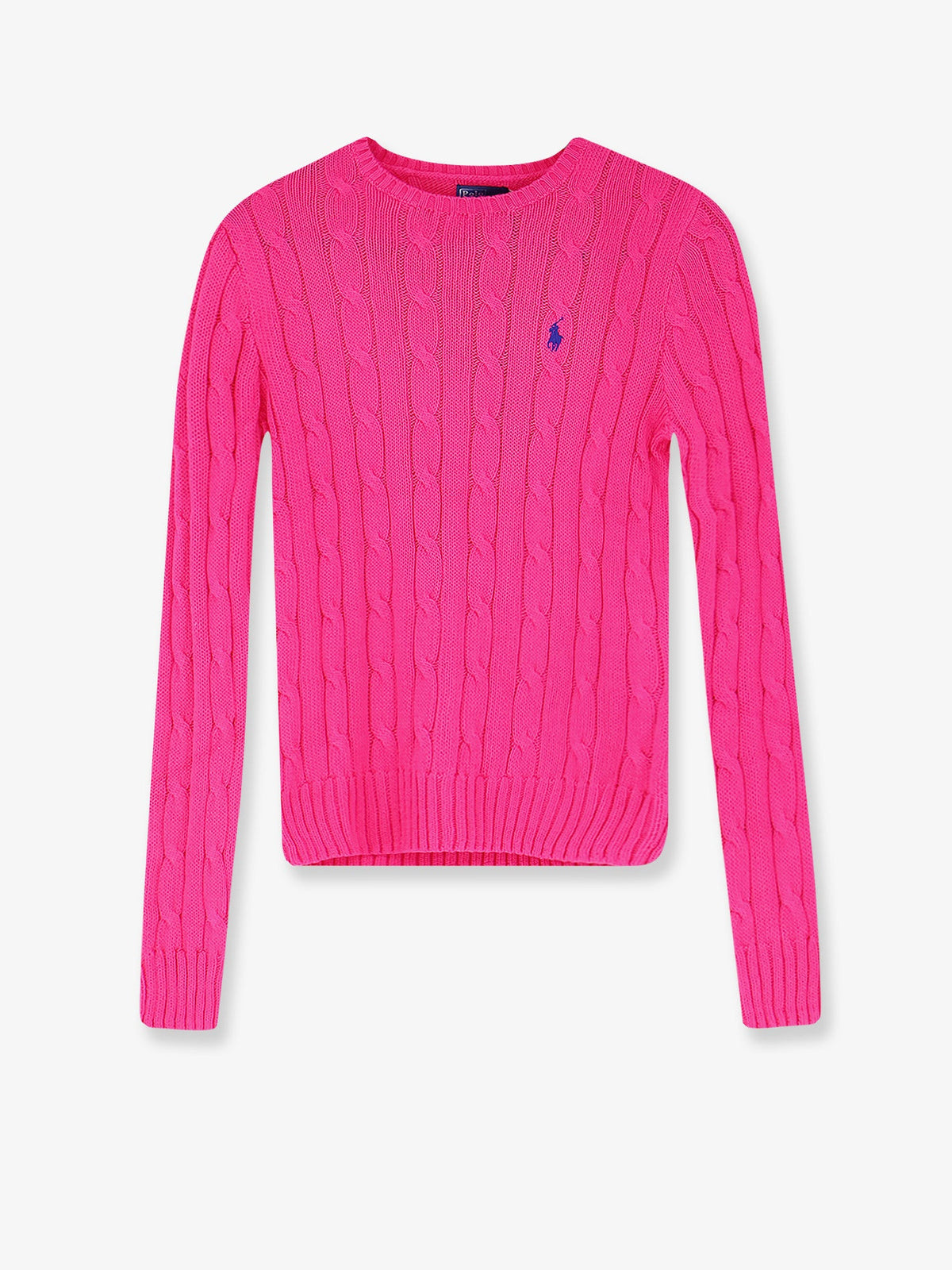 Polo Ralph Lauren Cotton sweater with embroidered logo on the front - Accentpink