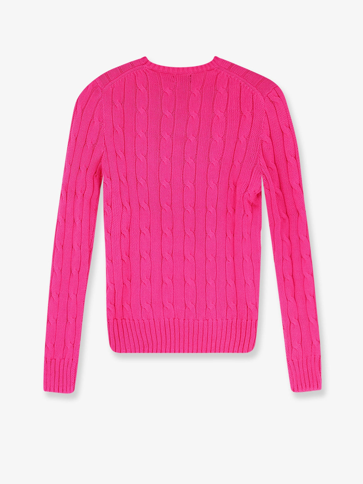 Polo Ralph Lauren Cotton sweater with embroidered logo on the front - Accentpink