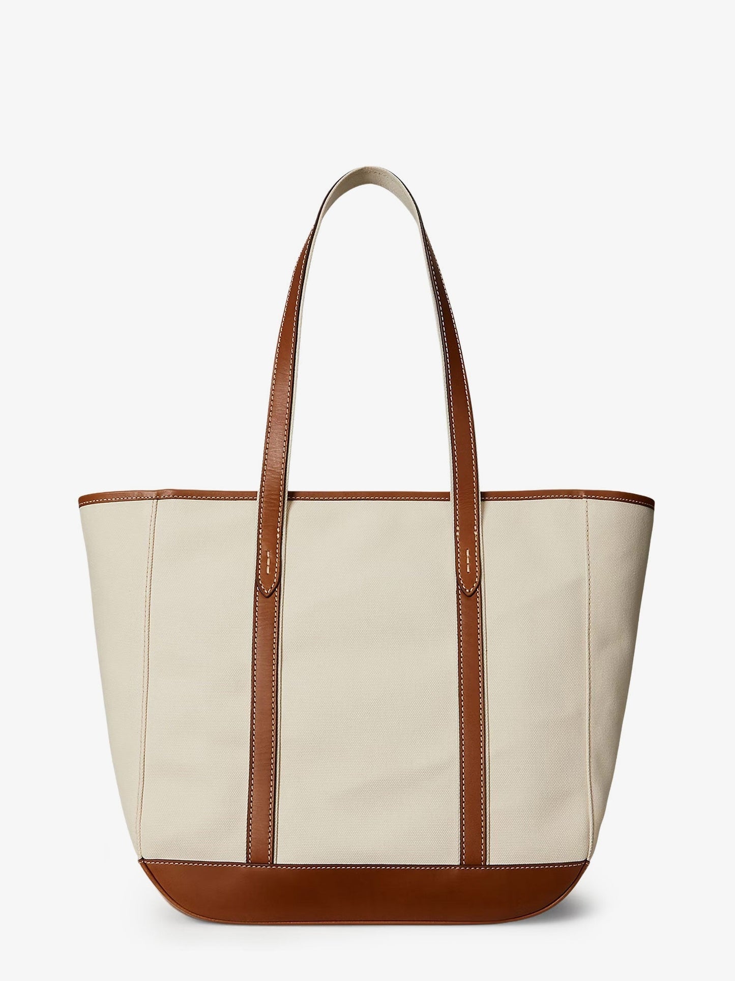 Polo Ralph Lauren Canvas Shopping Bag With Embroidered Logo