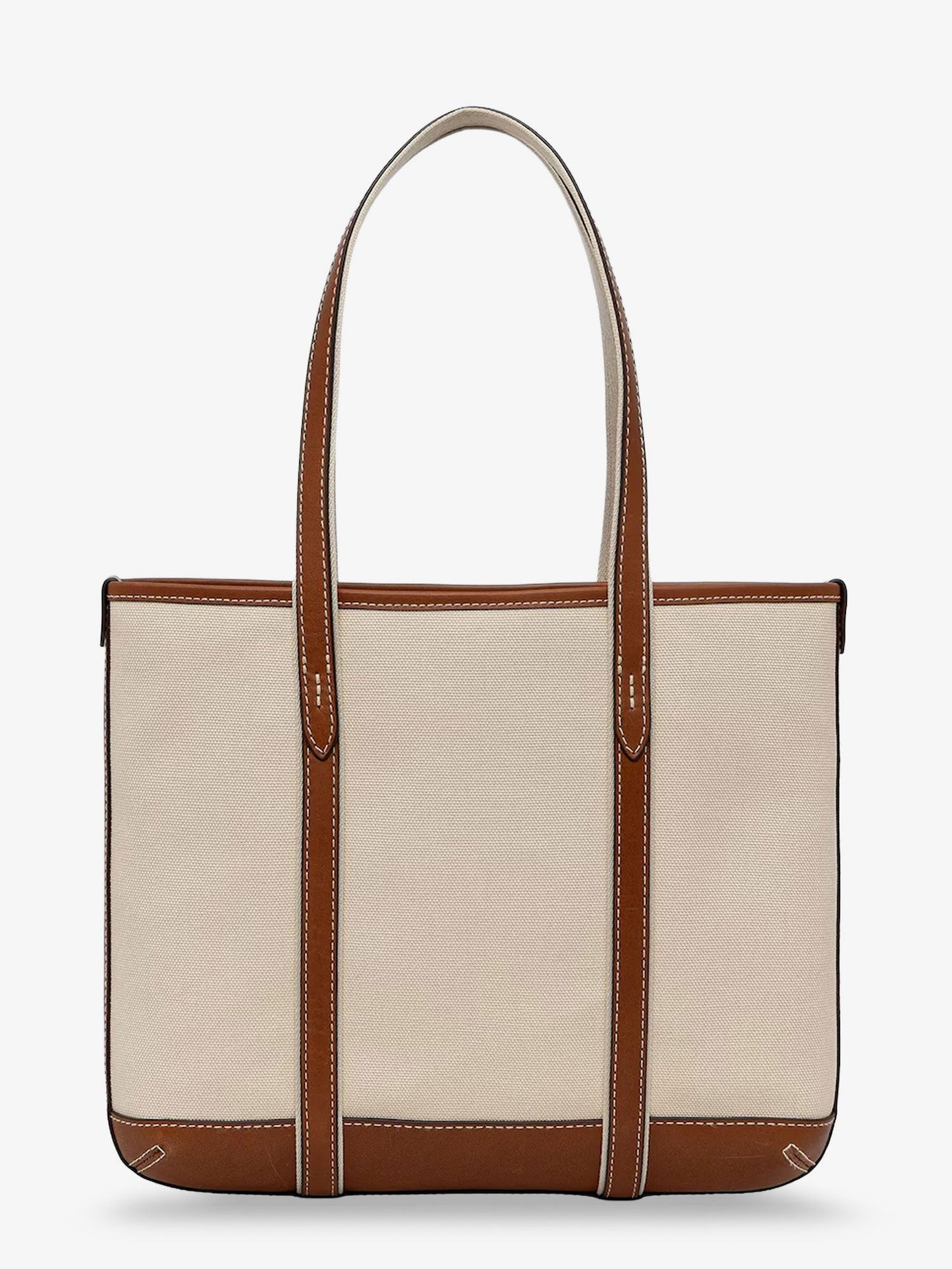 Polo Ralph Lauren Canvas Shoulder Bag With Embroidered Logo On The Front