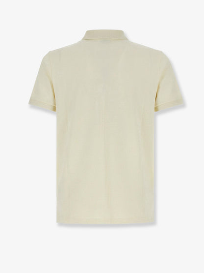 Polo Ralph Lauren Cotton polo shirt with embroidered logo on the front - Parchment Cream