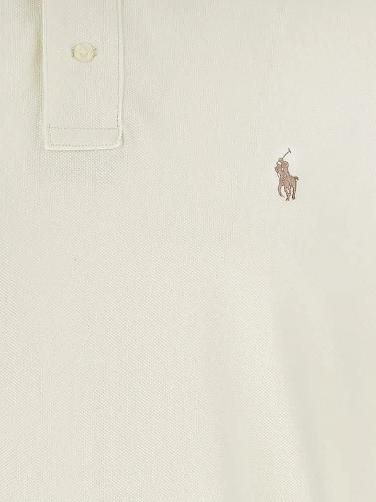 Polo Ralph Lauren Cotton Polo Shirt With Frontal Logo Embroidery
