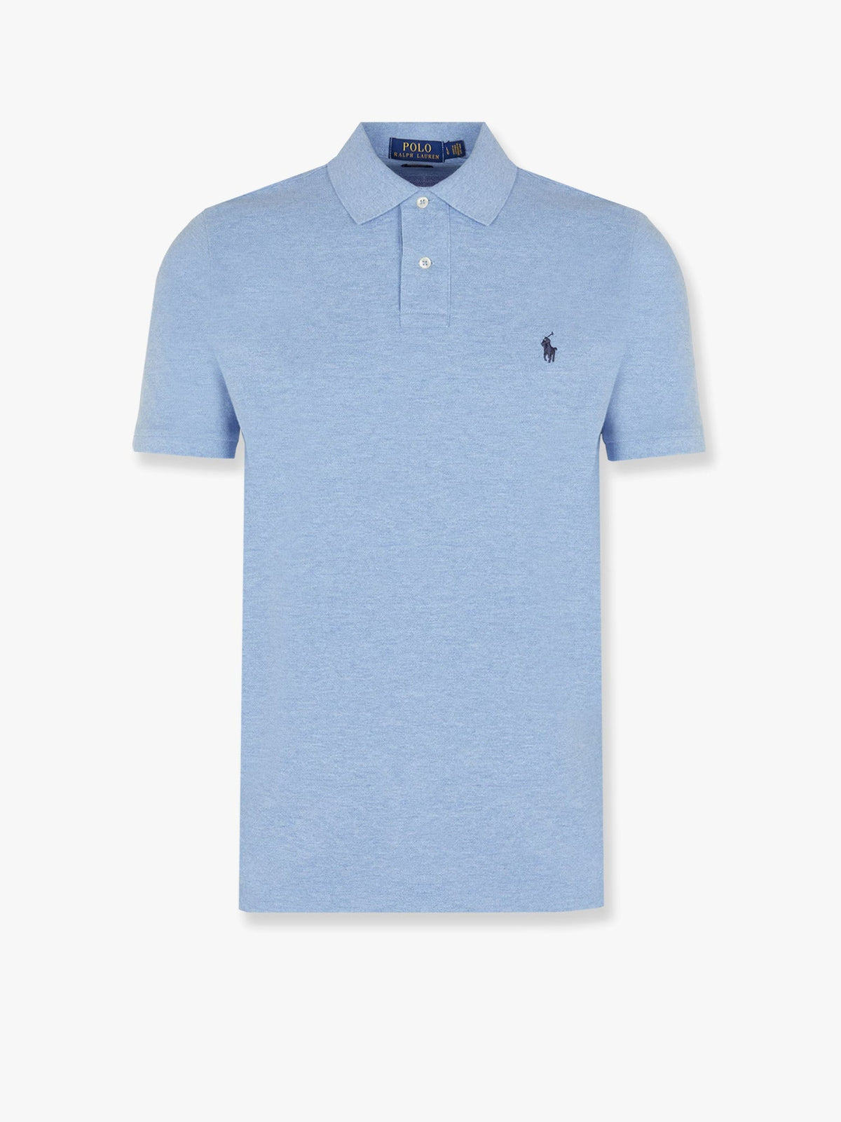 Polo Ralph Lauren Cotton polo shirt with embroidered logo on the front - Isle Heather