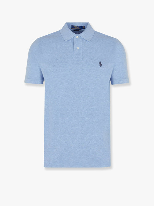 Polo Ralph Lauren Cotton polo shirt with embroidered logo on the front - Isle Heather
