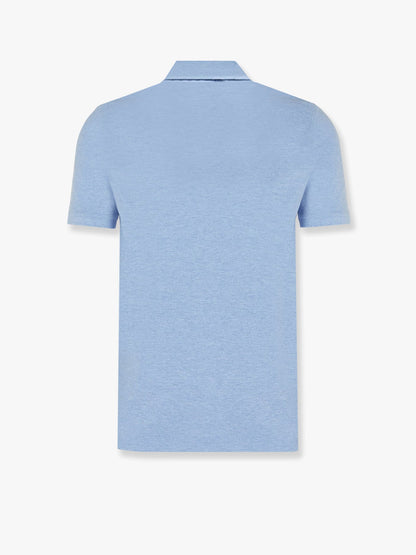 Polo Ralph Lauren Cotton polo shirt with embroidered logo on the front - Isle Heather