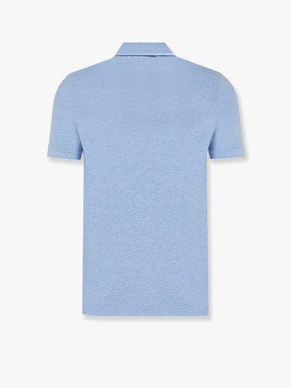 Polo Ralph Lauren Cotton polo shirt with embroidered logo on the front - Isle Heather