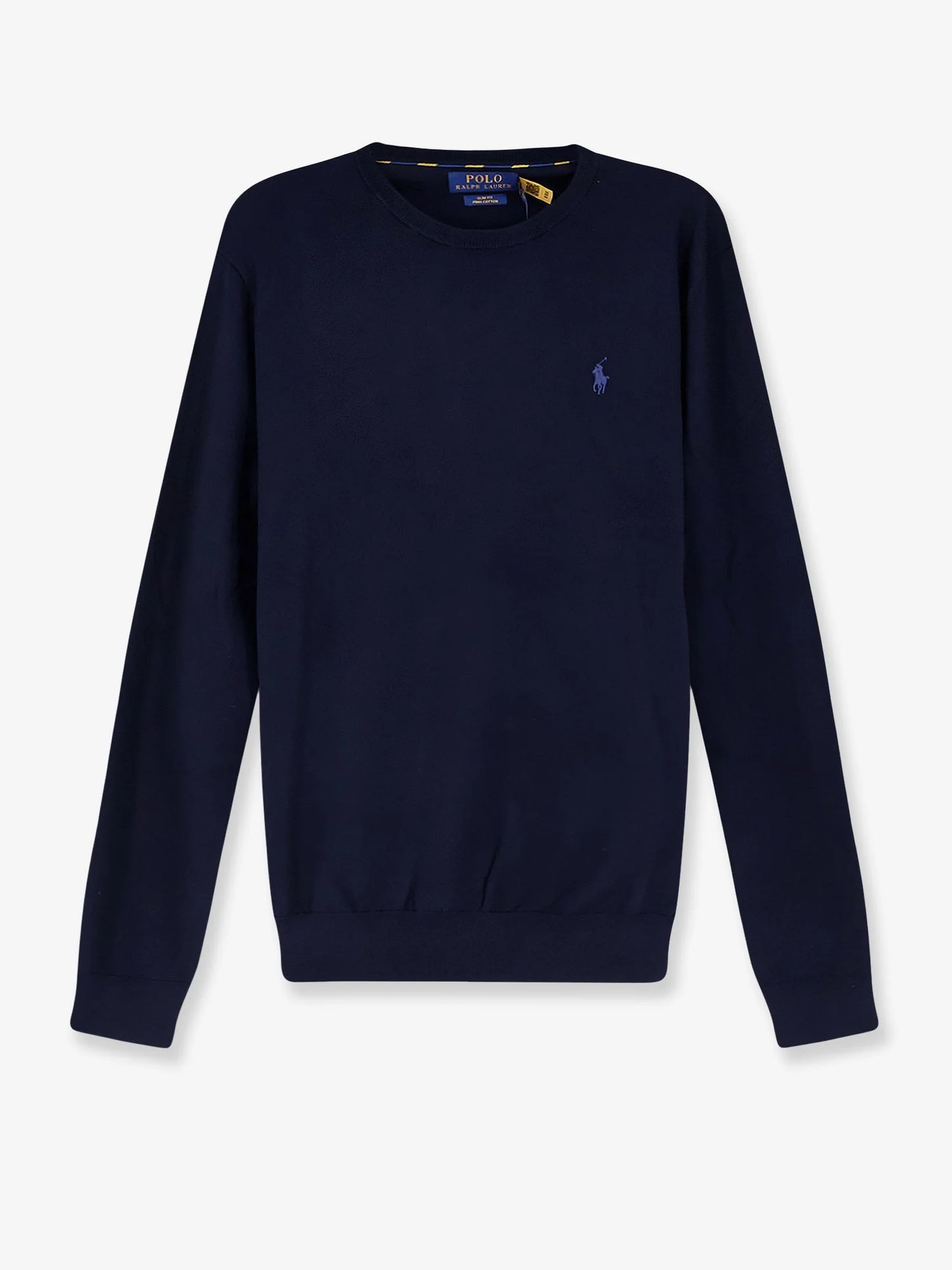 Polo Ralph Lauren Cotton Sweater With Embroidered Logo On The Front