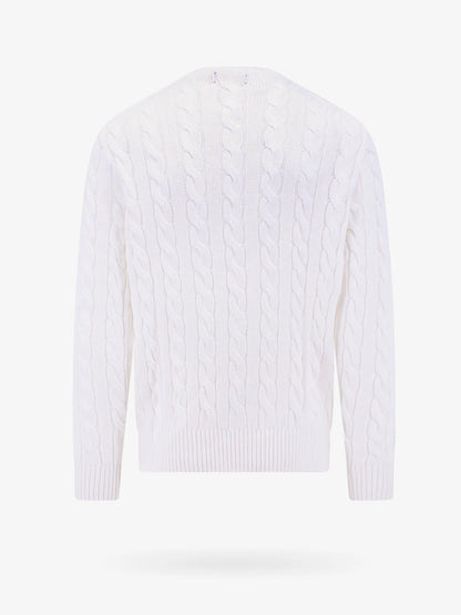 Polo Ralph Lauren Cable Knit Sweater With Iconic Embroidery