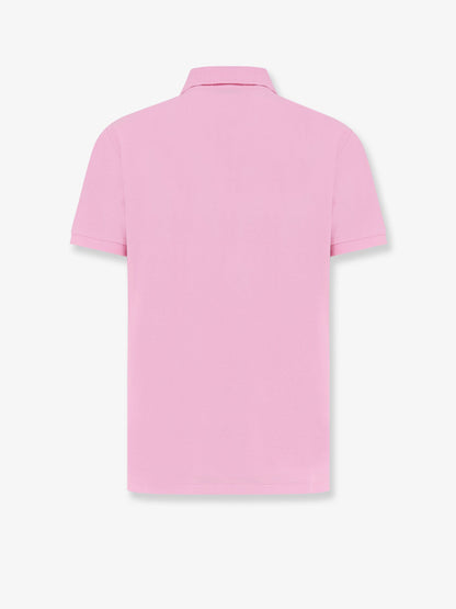 Polo Ralph Lauren Cotton polo shirt with embroidered logo on the front - Carmel Pink