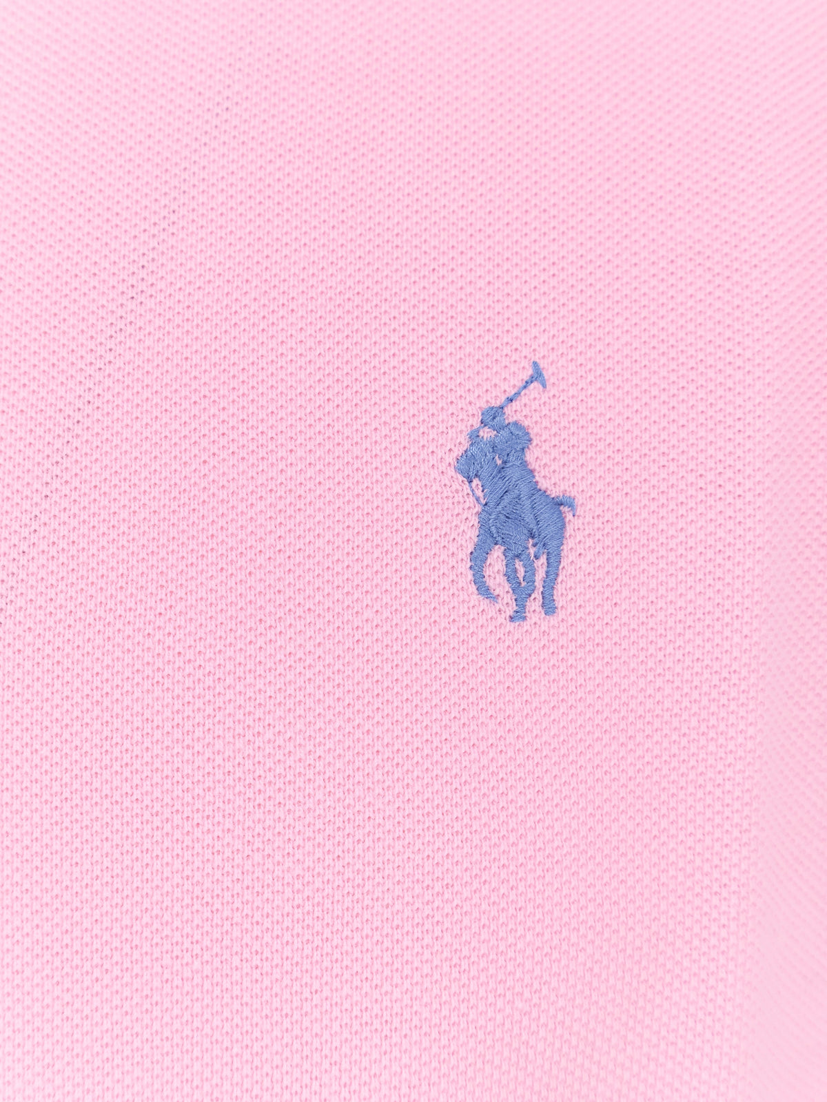 Polo Ralph Lauren Cotton polo shirt with embroidered logo on the front - Carmel Pink