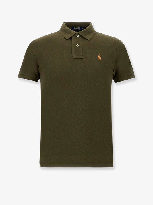 Polo Ralph Lauren Cotton Polo Shirt With Embroidered Logo On The Front