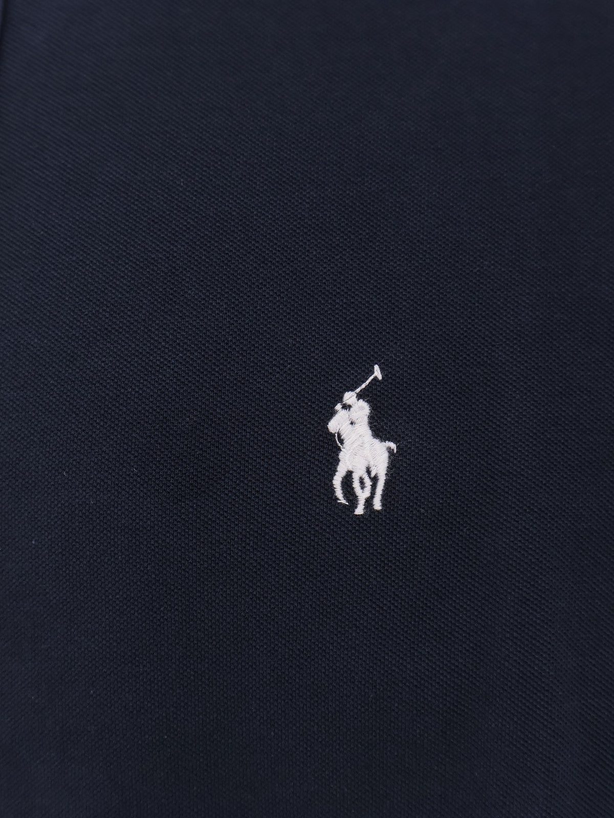 Polo Ralph Lauren Cotton shirt with front embroidered logo - Aviator Navy