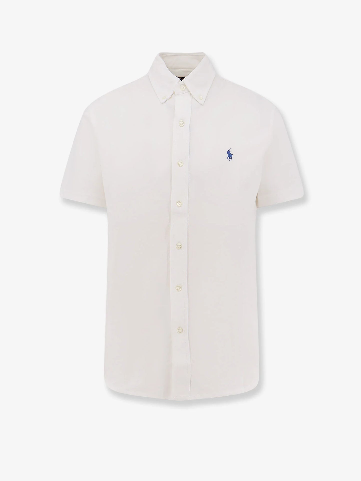 Polo Ralph Lauren Cotton Shirt With Front Embroidered Logo