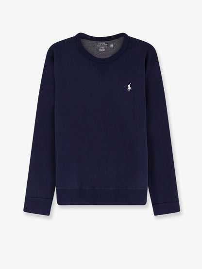 Polo Ralph Lauren Cotton blend sweatshirt with front embroidered logo - Aviator Navy