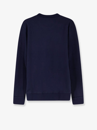 Polo Ralph Lauren Cotton blend sweatshirt with front embroidered logo - Aviator Navy