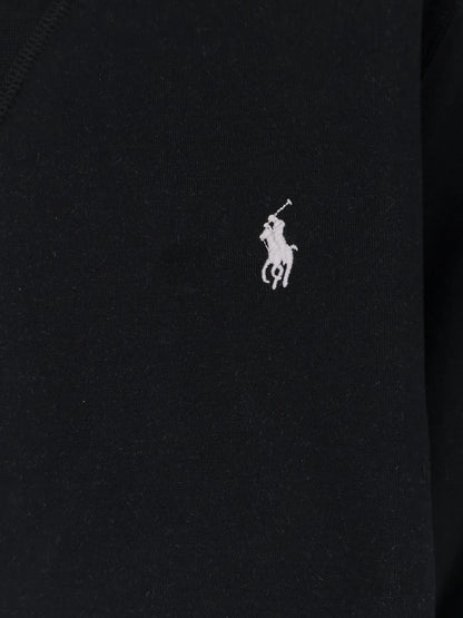 Polo Ralph Lauren Cotton Blend Sweatshirt With Front Embroidered Logo