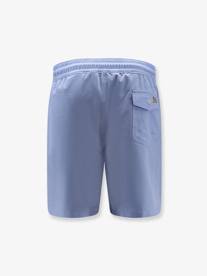 Polo Ralph Lauren Nylon swim trunks with embroidered logo - Austin Blue