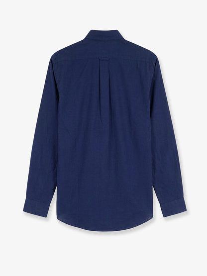 Polo Ralph Lauren Linen shirt with embroidered logo on the front - Newport Navy W  White Pp