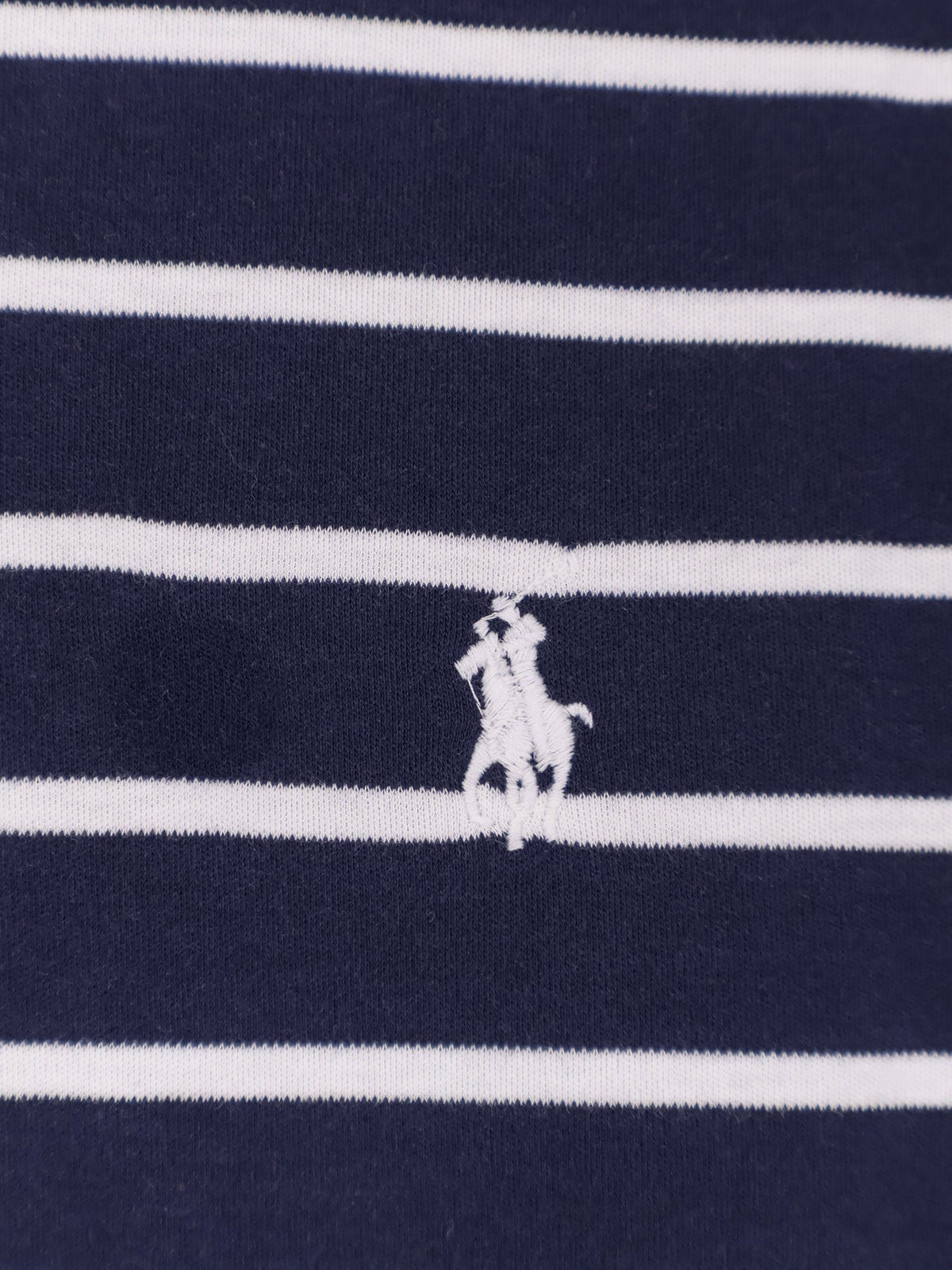 Polo Ralph Lauren Cotton T-shirt with striped pattern - Refined Navy White