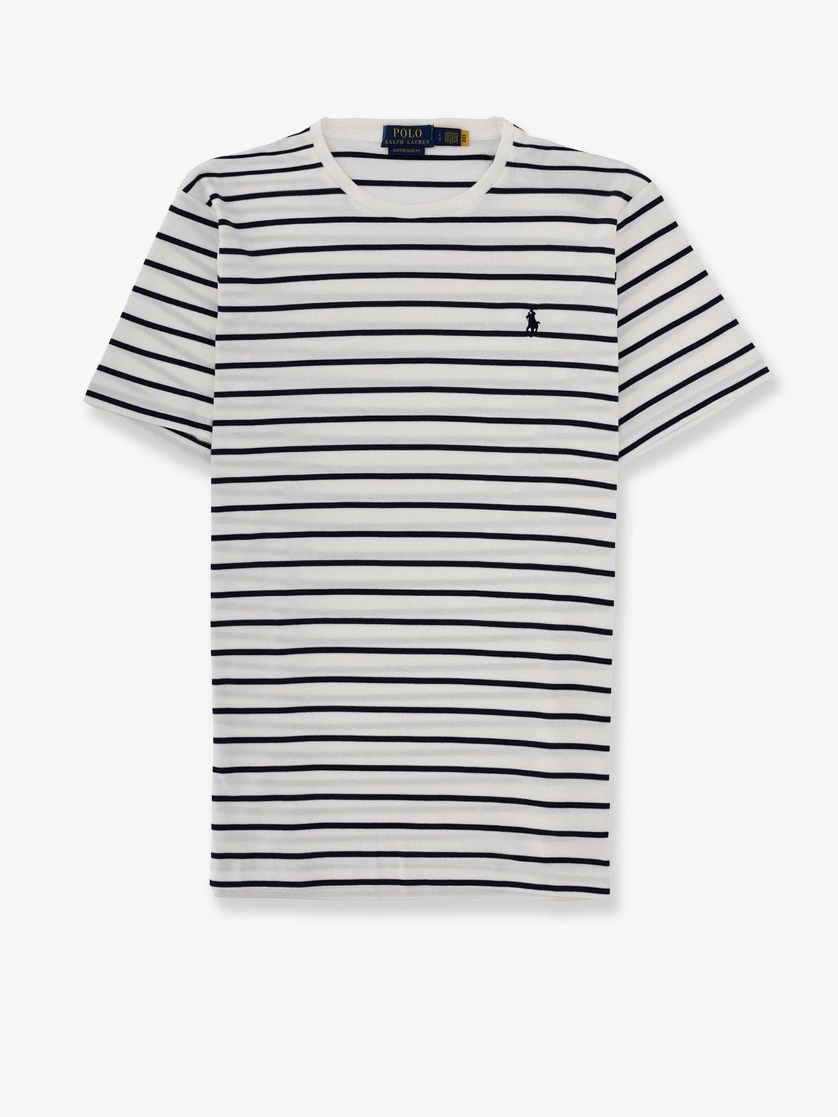 Polo Ralph Lauren Cotton t-shirt with striped pattern - White Refined Navy