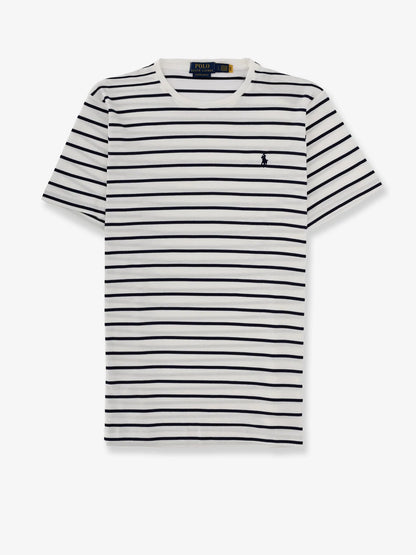 Polo Ralph Lauren Cotton T Shirt With Striped Pattern