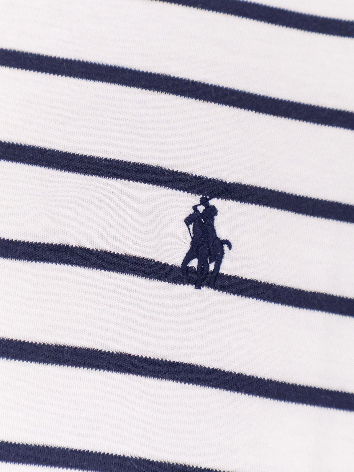 Polo Ralph Lauren Cotton t-shirt with striped pattern - White Refined Navy