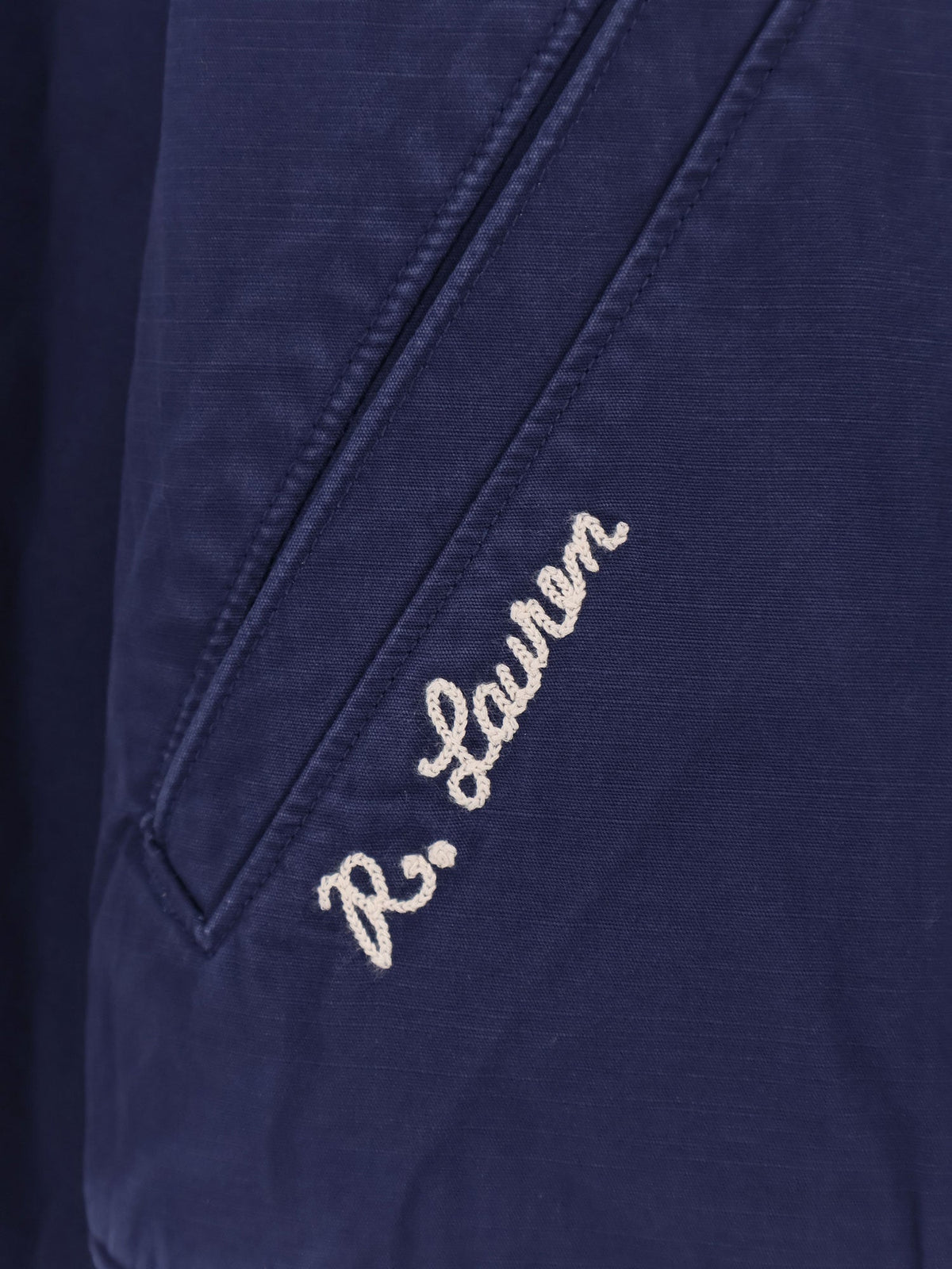 Polo Ralph Lauren Cotton bomber con patch Logo - Newport Navy