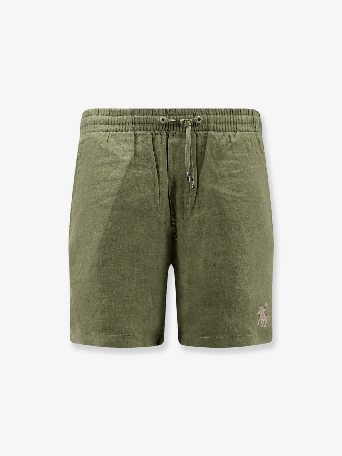 Polo Ralph Lauren Linen bermuda shorts with embroidered logo - Garden Trail