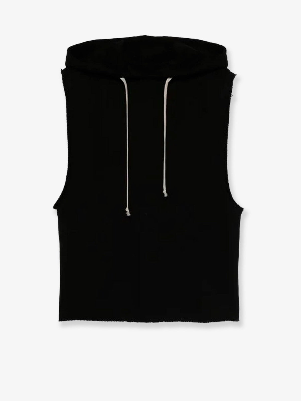 Rick Owens Sleeveless organic cotton sweatshirt - Black