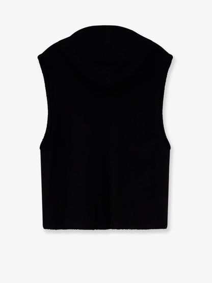 Rick Owens Sleeveless organic cotton sweatshirt - Black