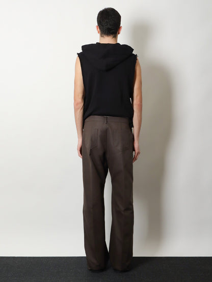 Rick Owens Geth recycled material trousers - Durk Dust