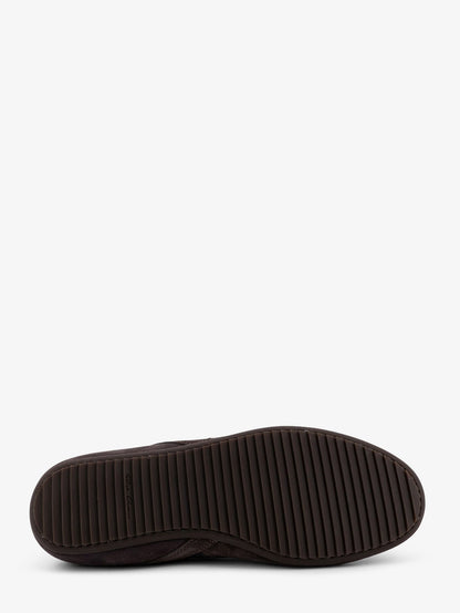 Rick Owens Minimal nylon and suede sneakers - Dark/Dust