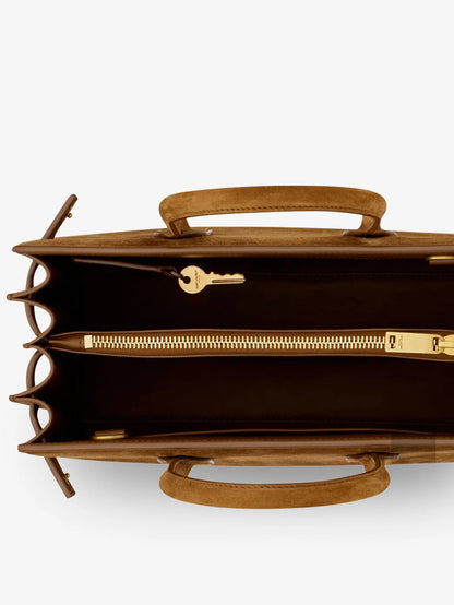 SAINT LAURENT - Sac de Jour Baby suede handbag