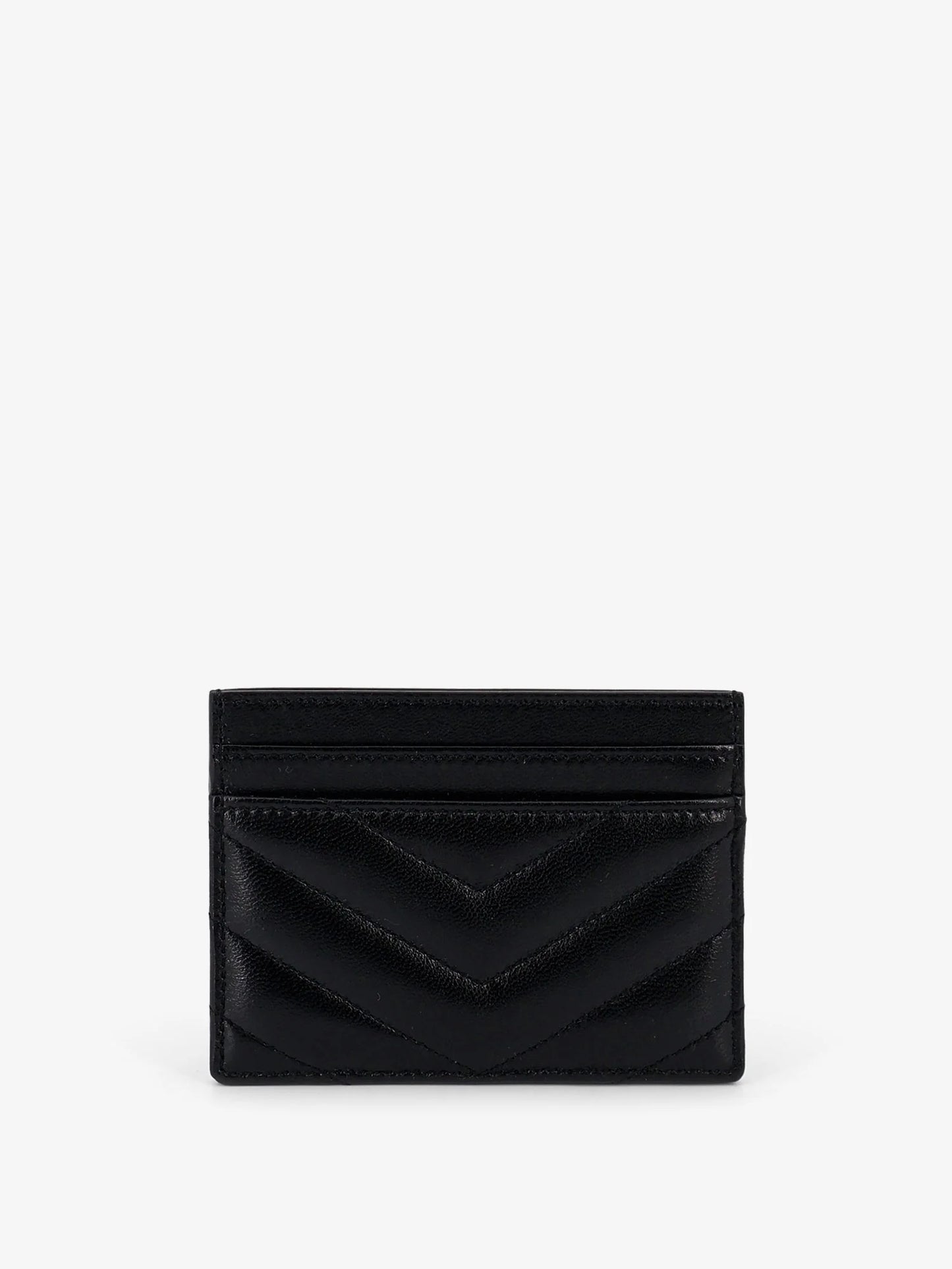Saint Laurent Cassandre Leather Card Holder