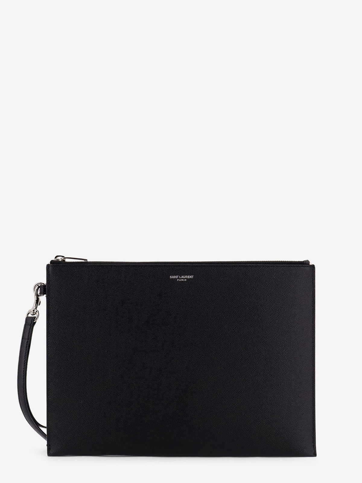 Saint Laurent Leather clutch - Nero