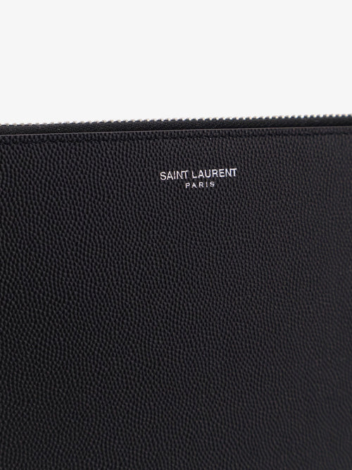 Saint Laurent Leather clutch - Nero