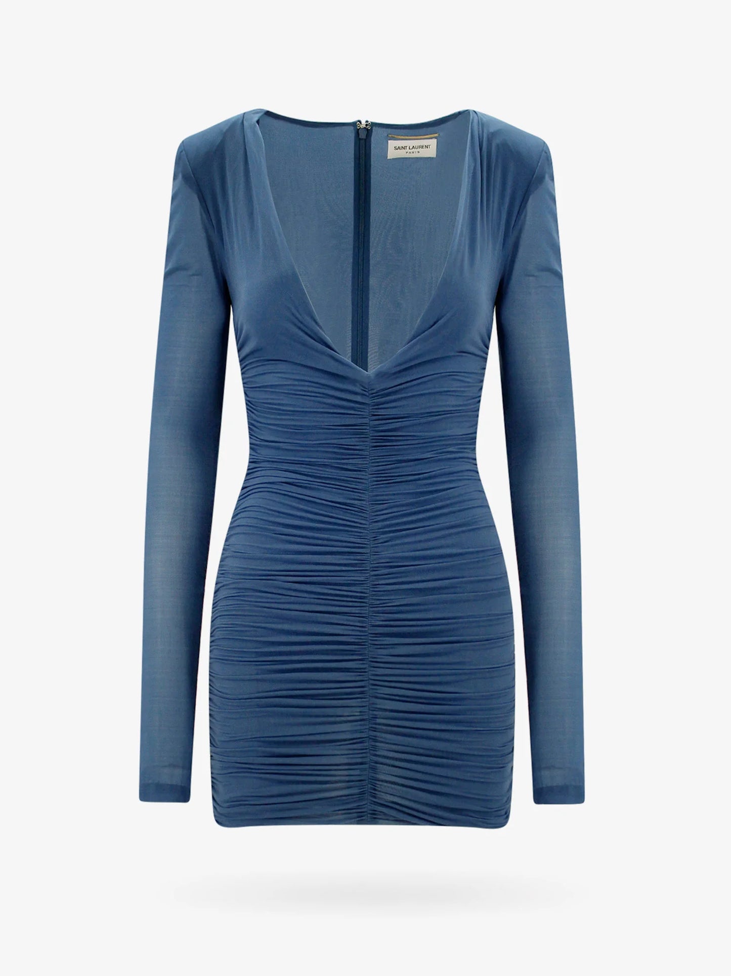 Saint Laurent Draped Fabric Dress