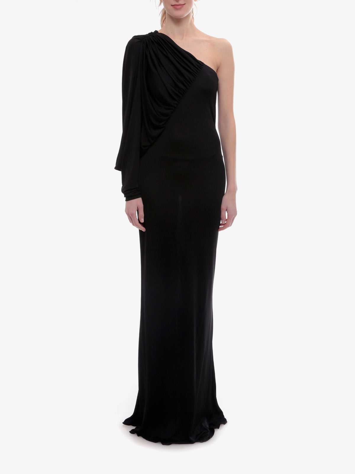 Saint Laurent Sustainable viscose dress - Nero
