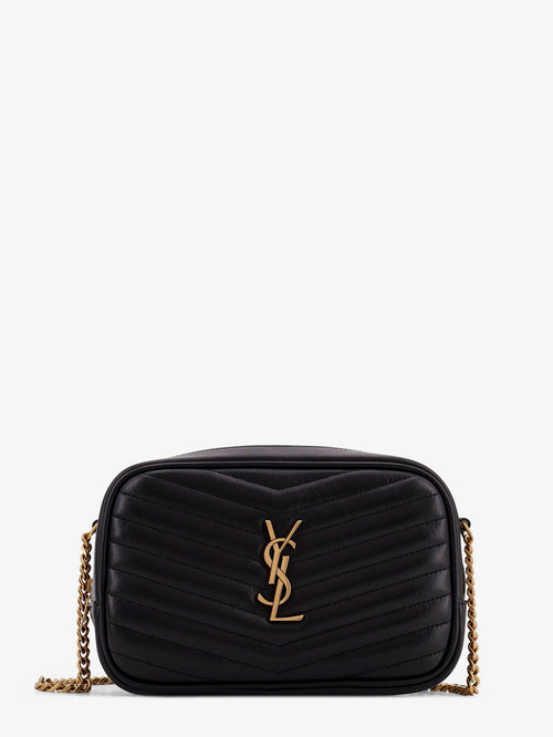 Saint Laurent Mini Lou quilted leather crossbody bag - Black