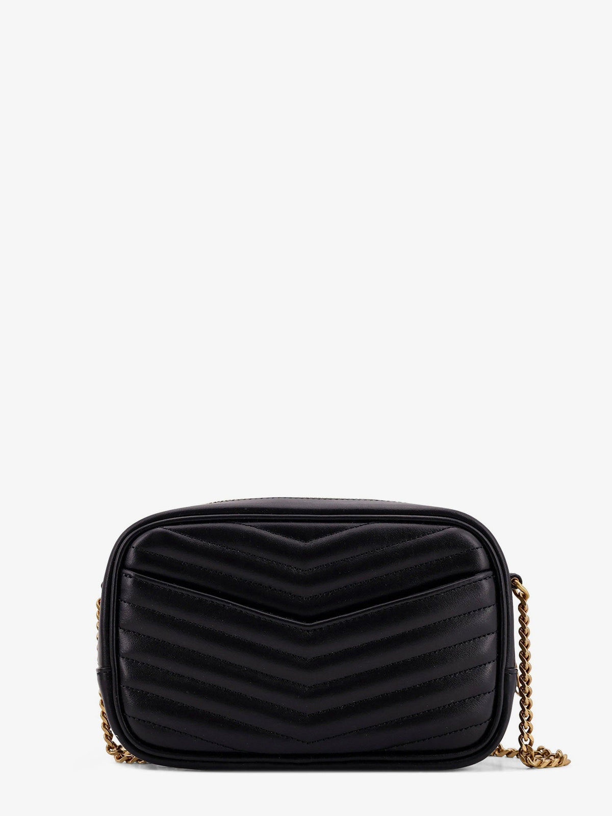 Saint Laurent Mini Lou quilted leather crossbody bag - Black