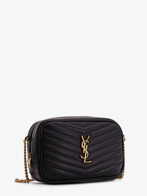 Saint Laurent Mini Lou quilted leather crossbody bag - Black