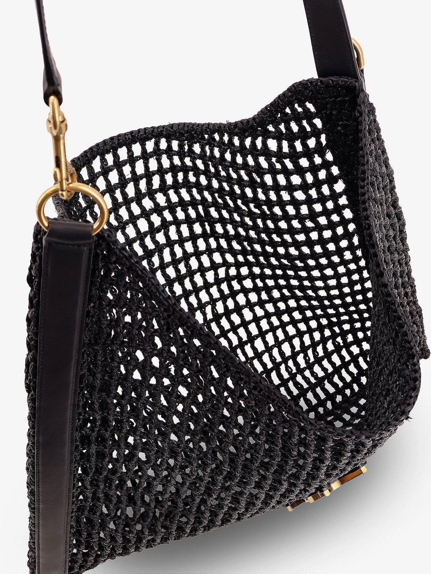 Saint Laurent Raffia Shoulder Bag