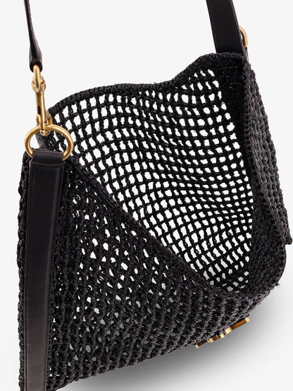 Saint Laurent Raffia Shoulder Bag