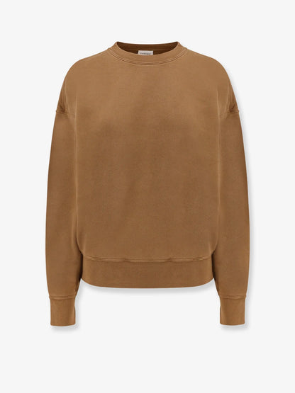 Saint Laurent Certified Cotton Sweatshirt With Logoed Label